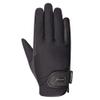 Lady Jane, Synthetic Leather, Waterproof, Equestrian Horse Riding Gloves, Black sz (Medium 7) view 2