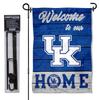 College Flags & Banners Co. Kentucky Wildcats Welcome to Our Home Garden Flag with Stand Holder view 1