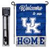 College Flags & Banners Co. Kentucky Wildcats Welcome to Our Home Garden Flag with Stand Holder view 2