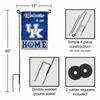 College Flags & Banners Co. Kentucky Wildcats Welcome to Our Home Garden Flag with Stand Holder view 3