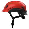Studson SHK 1 Vented Safety Helmet - Ultralight, Modular Brim, Fidlock Buckle, 4 Point Strap, Breathable, Rainproof, 20KV Protection - Red, L/XL, 58-63cm view 2