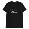 1965 Chevy El Camino Silhouette 2nd Generation Classic Car Truck Short-Sleeve Mens T-Shirt Black