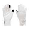 Cleopatra Ladies, Synthetic Leather, Equestrian Horse Riding Gloves, White (Large 8)