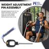 Weight Adjustment Pin Assembly 1000398254 Works with Mat-Rix Commercial Strength System view 2