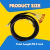 CLUBRALLY Golf Cart Control Wiring Harness for 36V EZGO Electric PDS Models, Fits Controller#73326-G02, Controller Main Wiring Harness, OEM#74324-G01/74324-G02 view 4