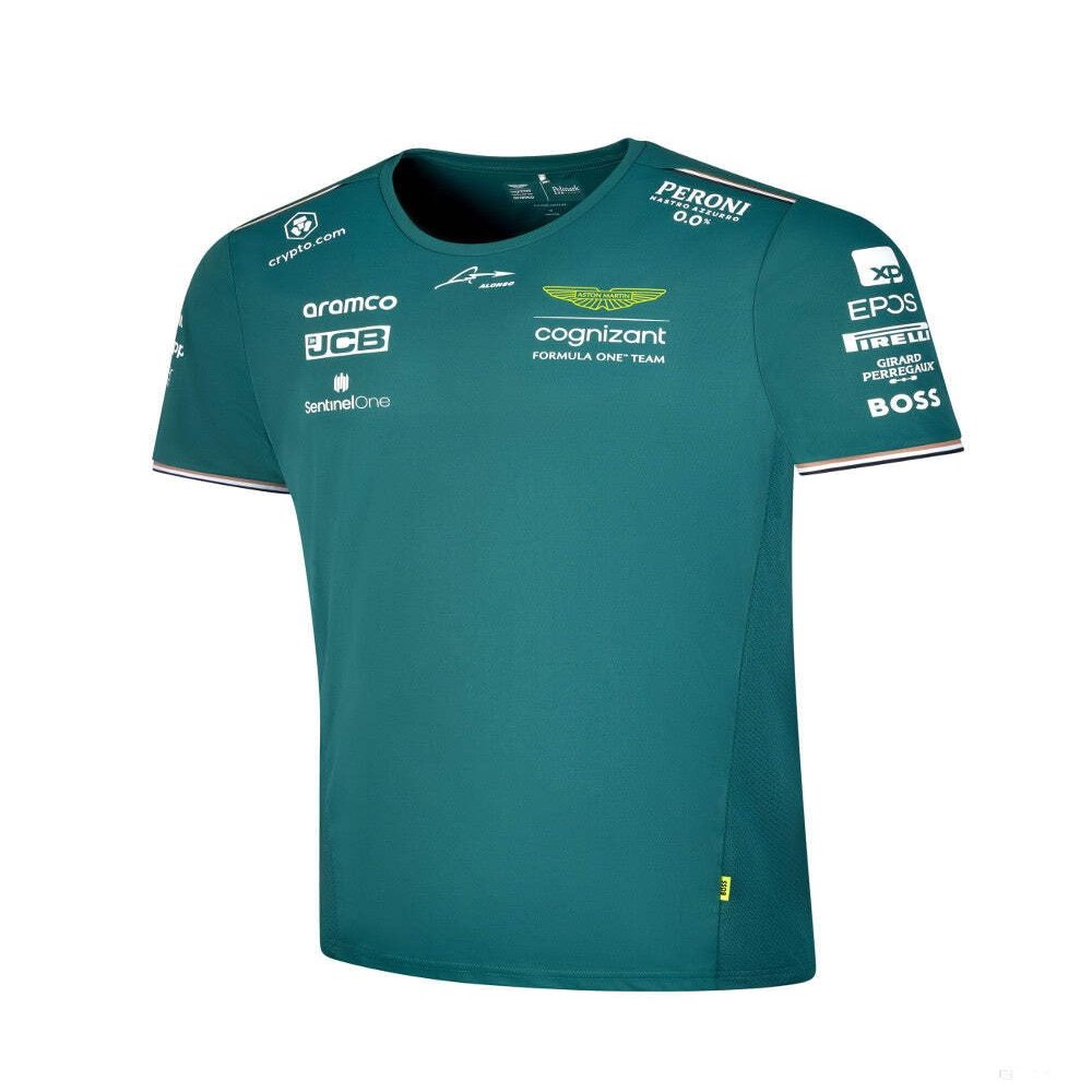 Aston Martin Cognizant F1 2023 Men's Fernando Alonso Team T-Shirt Green
