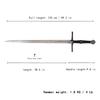 Game Cosplay Prop: Geralt's Silver Steel Sword-White Wolf Sword view 2