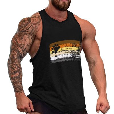 Bear Brotherhood Pride Flag Tank Top Sleeveless T Shirt Athletic Muscle Shirts Gym Workout Yoga Tank for Men 5XL