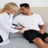 Deyeek Post Shoulder Surgery Shirts Tear Away Snap Button Dialysis Clothes Broken Arm Recovery Gifts Hospital Gowns for Men view 3