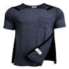 Deyeek Tear Away Shirts for Men Post Surgery Shoulder Broken Arm Clothing Side Snap Open Chemo Shirts for Port Access view 1