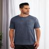 Deyeek Tear Away Shirts for Men Post Surgery Shoulder Broken Arm Clothing Side Snap Open Chemo Shirts for Port Access view 3