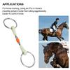 Pssopp Horse Mouth Bit, Sturdy Material Horse Mouth Bit Exquisite Craftsmanship Stainless Steel Horse Snaffle Bit Flavor Horse Mouth Snaffle Bit for Farmhouse view 2