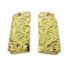 Custom Grips for Kimber Micro 9 mm Metal Scroll Design Micro 9 and Screws Gold Plated view 2