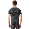 CICI FIVE Men's Compression Shirt Short Sleeve Athletic Compression Tops Cool Dry Undershirts Baselayer Gym Workout T Shirt Camo Black view 4