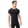CICI FIVE Men's Compression Shirt Short Sleeve Athletic Compression Tops Cool Dry Undershirts Baselayer Gym Workout T Shirt B Grey view 3