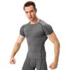 CICI FIVE Men's Compression Shirt Short Sleeve Athletic Compression Tops Cool Dry Undershirts Baselayer Gym Workout T Shirt view 2