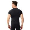 CICI FIVE Men's Compression Shirt Short Sleeve Athletic Compression Tops Cool Dry Undershirts Baselayer Gym Workout T Shirt Black view 4