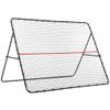 Soozier Soccer Rebounder Net, Adjustable and Foldable Multi-Sport Training Bounce Back Net, Target Goal for Soccer Practice and Training, 8.5' x 6.5' view 1