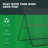 Soozier Soccer Rebounder Net, Adjustable and Foldable Multi-Sport Training Bounce Back Net, Target Goal for Soccer Practice and Training, 8.5' x 6.5' view 3