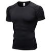 CICI FIVE Men's Compression Shirt Short Sleeve Athletic Compression Tops Cool Dry Undershirts Baselayer Gym Workout T Shirt Black view 1