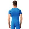 CICI FIVE Men's Compression Shirt Short Sleeve Athletic Compression Tops Cool Dry Undershirts Baselayer Gym Workout T Shirt Blue view 4