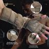 LiMMAX Padded Weight Lifting Gloves for Men Women - Full Palm Protection & Silicone Grip, Built-in Wrist Wrap Support for Cross Training Gym Workouts view 2