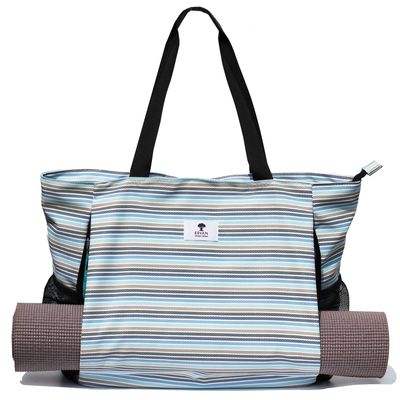 ESVAN Yoga Mat Bag Yoga Tote Carrier Shoulder Bag Carryall Tote for Office,Yoga,Pilates,Travel,Beach and Gym (C)