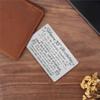 DEGASKEN 35th Birthday Card for Daughter - Happy Birthday Card Gifts for Daughter Turning 35-35th Birthday Decorations Gifts for Her Women - Beautiful Metal Engraved Wallet Cards view 4