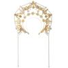 BLESSUME Unisex Halo Crown Mary Goddess Headband Halloween Reenactment Costume Headwear (Gold 36) view 1