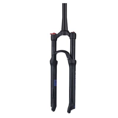 BOXKAT Fork 26 27.5 29 Inches, Suspension Fork Travel 120mm, 1-1/8 Straight/Tapered Tube Mountain Bike Forks (Color : Tapered Manual Lockout, Size : 29)