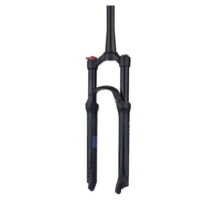 BOXKAT Fork 26 27.5 29 Inches, Suspension Fork Travel 120mm, 1-1/8 Straight/Tapered Tube Mountain Bike Forks (Color : Tapered Manual Lockout, Size : 27.5)