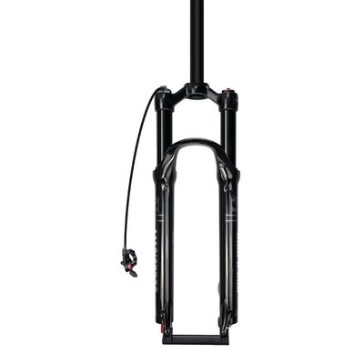 BOXKAT Mountain Air Fork 26/27.5/29 Inch, Bike Front Shock Absorber Turtle Rabbit Adjustable Suspension Forks Manual/Remote Lockout (Color : Straight Remote Lockout, Size : 27.5)