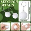 Funtery 24 Pcs Sports Ball Charm Bracelets and Keychains Set Team Gifts Player Party Accessories view 3