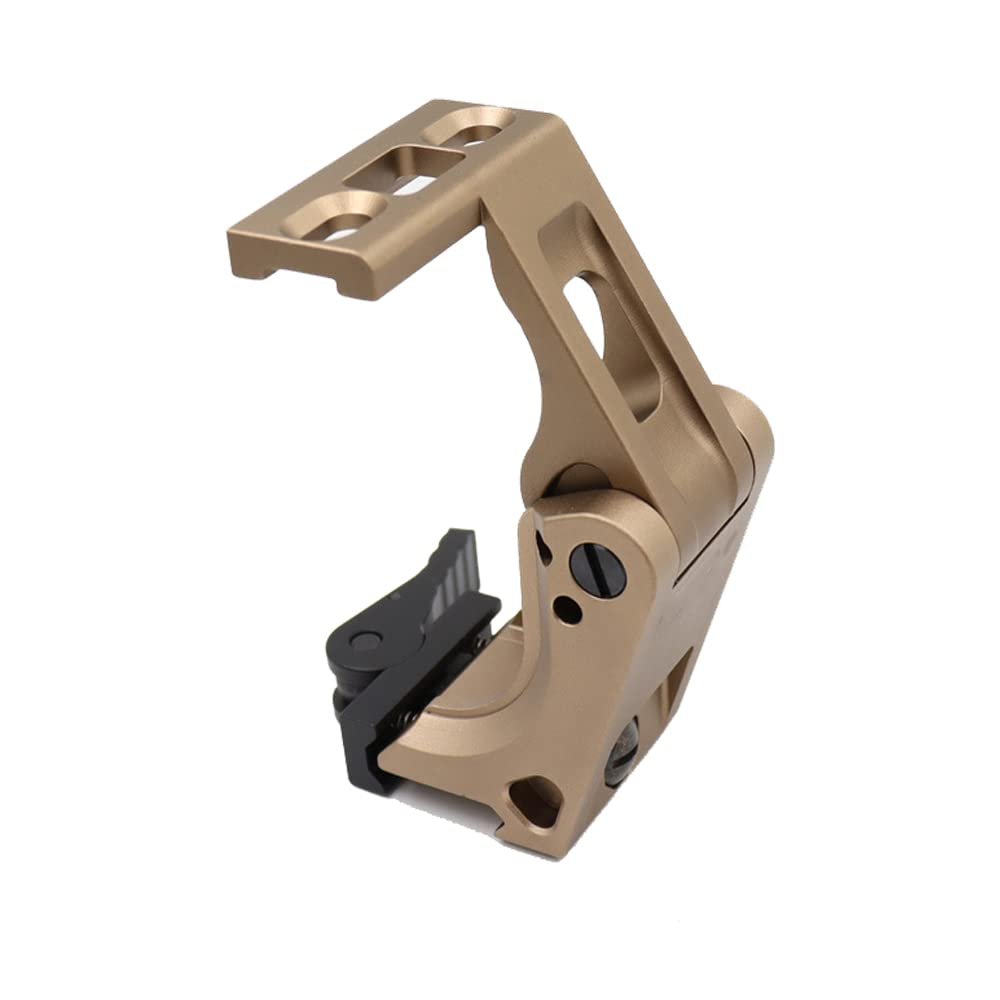 ZTFSETD G33 3X Magnifier Scope Fast Slide QD Flip Scope Mount Metal Riser Mount Base for 20mm Picatinny Weaver Rail