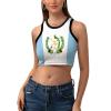 Adugen Origei Guatemala Flag Women's Tank Top Shirts Back Sports Tank Tops Flowy Workout Yoga Tanks M view 1