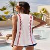 HEYO Women's Baseball Mom Grey-a1 Sleeveless Letter Print Tank Top view 2