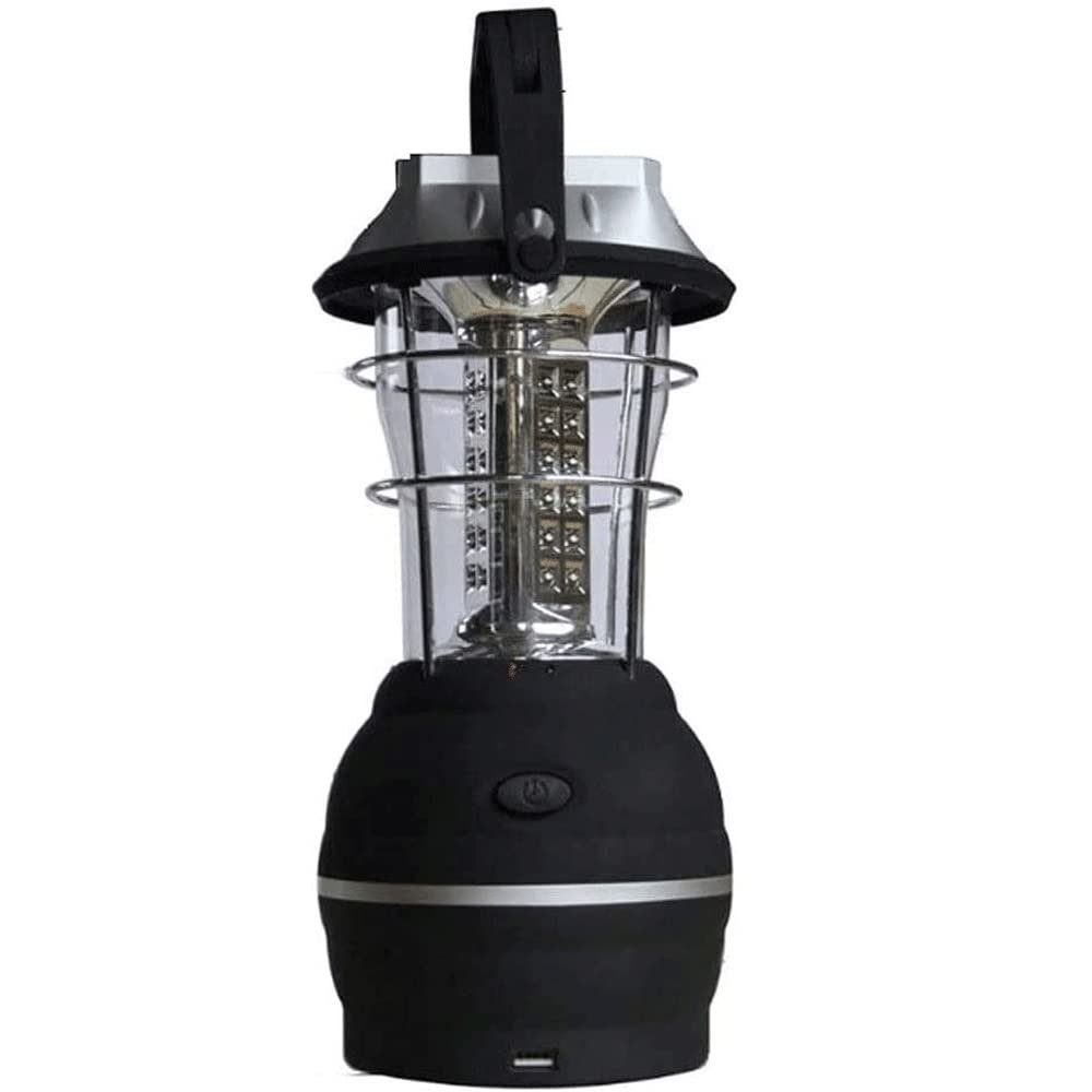 RMENST Camping Lantern, Rechargeable LED Lanterns, Solar Energy Charging, Camping Flashlight, with USB Cable for Emergency, Outdoor