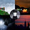 RMENST Camping Lantern, Rechargeable LED Lanterns, Solar Energy Charging, Camping Flashlight, with USB Cable for Emergency, Outdoor view 4