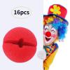 Clown Nose Foam Red Nose Red Sponge Noses for Red Noseday Cosplay Christmas Halloween Carnival 16 Pcs view 2