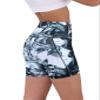 ODODOS 5" Tummy Control Biker Shorts for Women with Pockets High Waist Athletic Workout Yoga Shorts, Crosstalk Navy, Large view 3