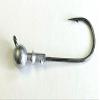 25 Unpainted X-Eye Ball Jig Head Bass Walleye Swimbait Lure Ultra Point Hook 3/16oz view 1