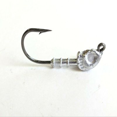 25 Unpainted Flats Minnow Jig Head Trout Bass Swimbait Lure Ultra Point Hook 1/16oz