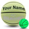 MILACHIC Customized Basketball, Personalized Glow in The Dark Basketball Size 6 (28.5") for Women, Men view 1