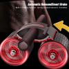 Automatic Rebound Abdominal Wheel With Kneeling Pad, Ab Wheel Roller With Mobile Phone Bracket For Abdominal Core Strength Training (Red) view 4