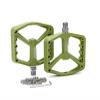 TTRS Store 1 Pair Bicycle Pedals Bike Ultralight Seal Bearings Cycling Nylon Road BMX MTB Pedals Flat Platform Bicycle Parts Accessories (Color : Army Green) view 1