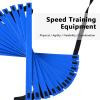 Yuecoom Agility Ladder Speed Training Equipment Set, 19Ft Flat Ladder, 10pcs Disc Cones Speed Agile Train Kit for Football Basketball Athletes(Blue) view 4