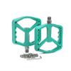 TTRS Store 1 Pair Bicycle Pedals Bike Ultralight Seal Bearings Cycling Nylon Road BMX MTB Pedals Flat Platform Bicycle Parts Accessories (Color : Blue) view 1