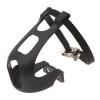 TTRS Store Fit for Bicycle Pedal Sports Fitness Equipment Accessories Cycling Road Bike Mountain 1*Bike Black Toe Clips with 1*Straps view 1