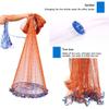 Large Frisbee Cast Net, American Fishing Net, Throwing Net, Hand Throwing Net, Mesh 1 Finger, Rope Length 15M, Used for Saltwater Freshwater Fishing Net, 540 view 4