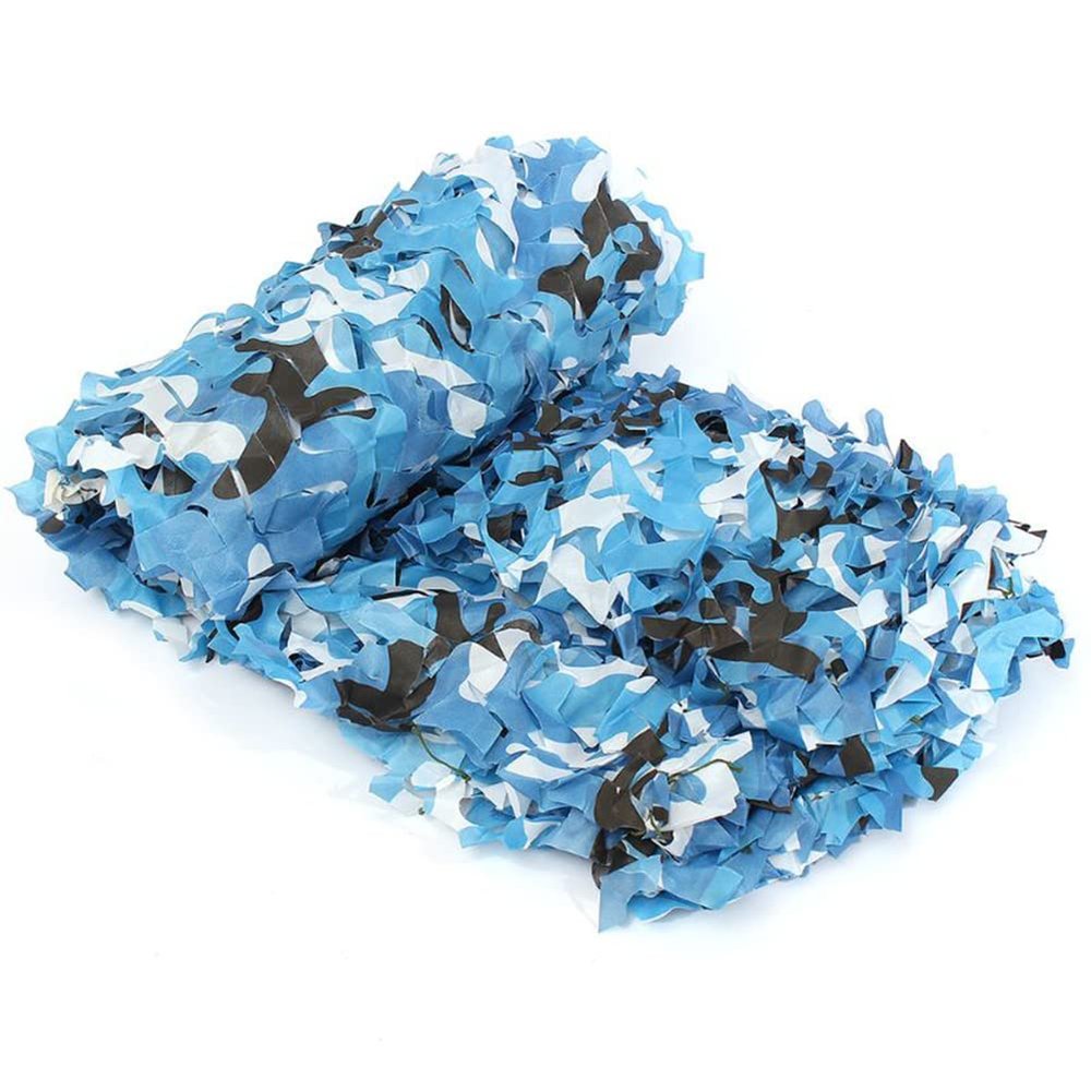 4x6m 3x5m Military Camouflage Net Camo Netting Army Nets Shade Mesh Hunting Garden Car Outdoor Camping Sun Shelter Tent 3x5m Blue
